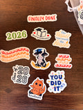 Graduation stickers