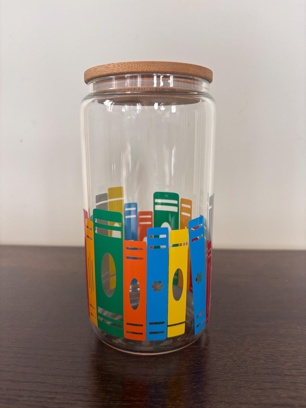 Book stack glass/plastic tumbler