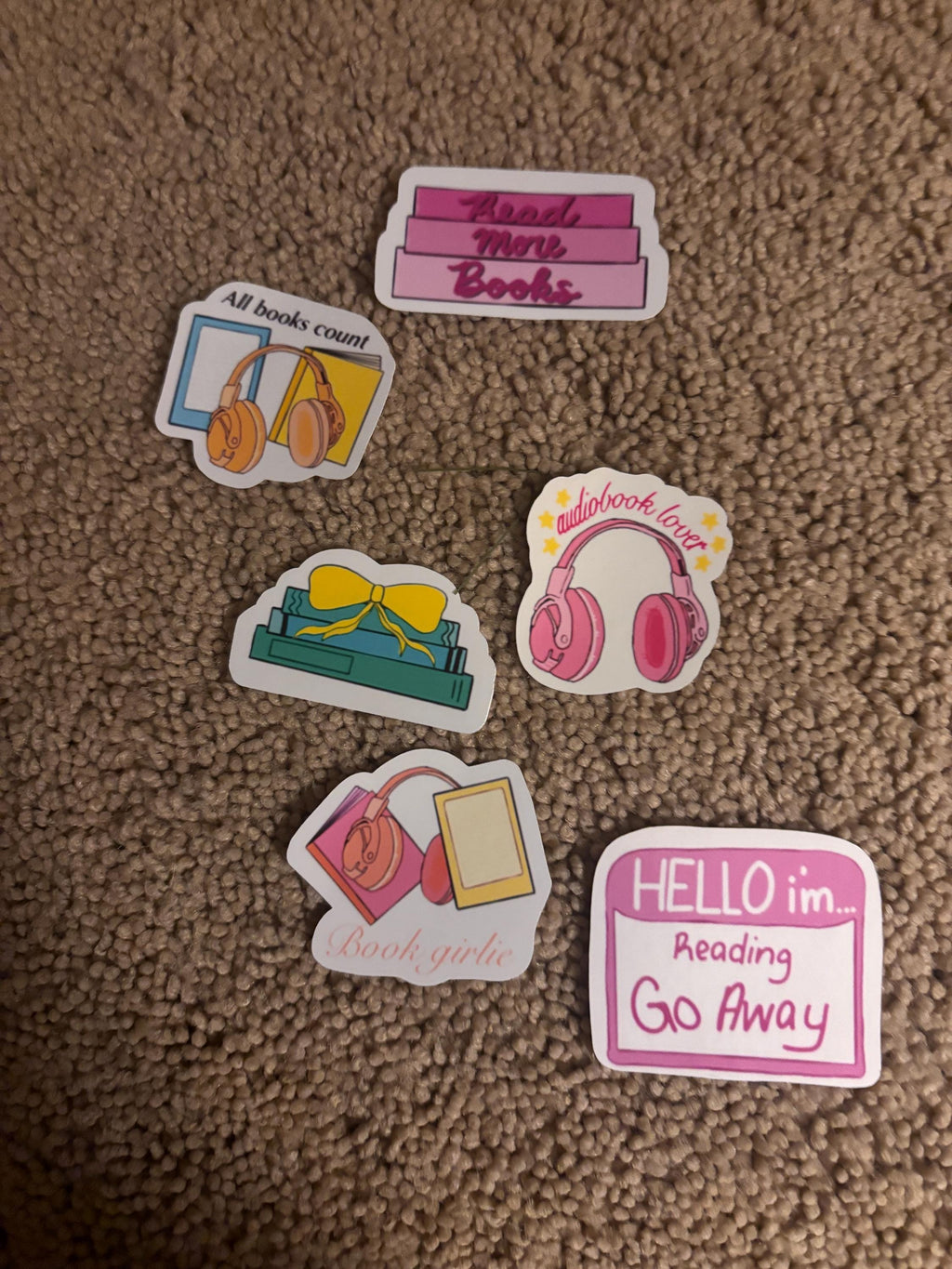 Romance book stickers