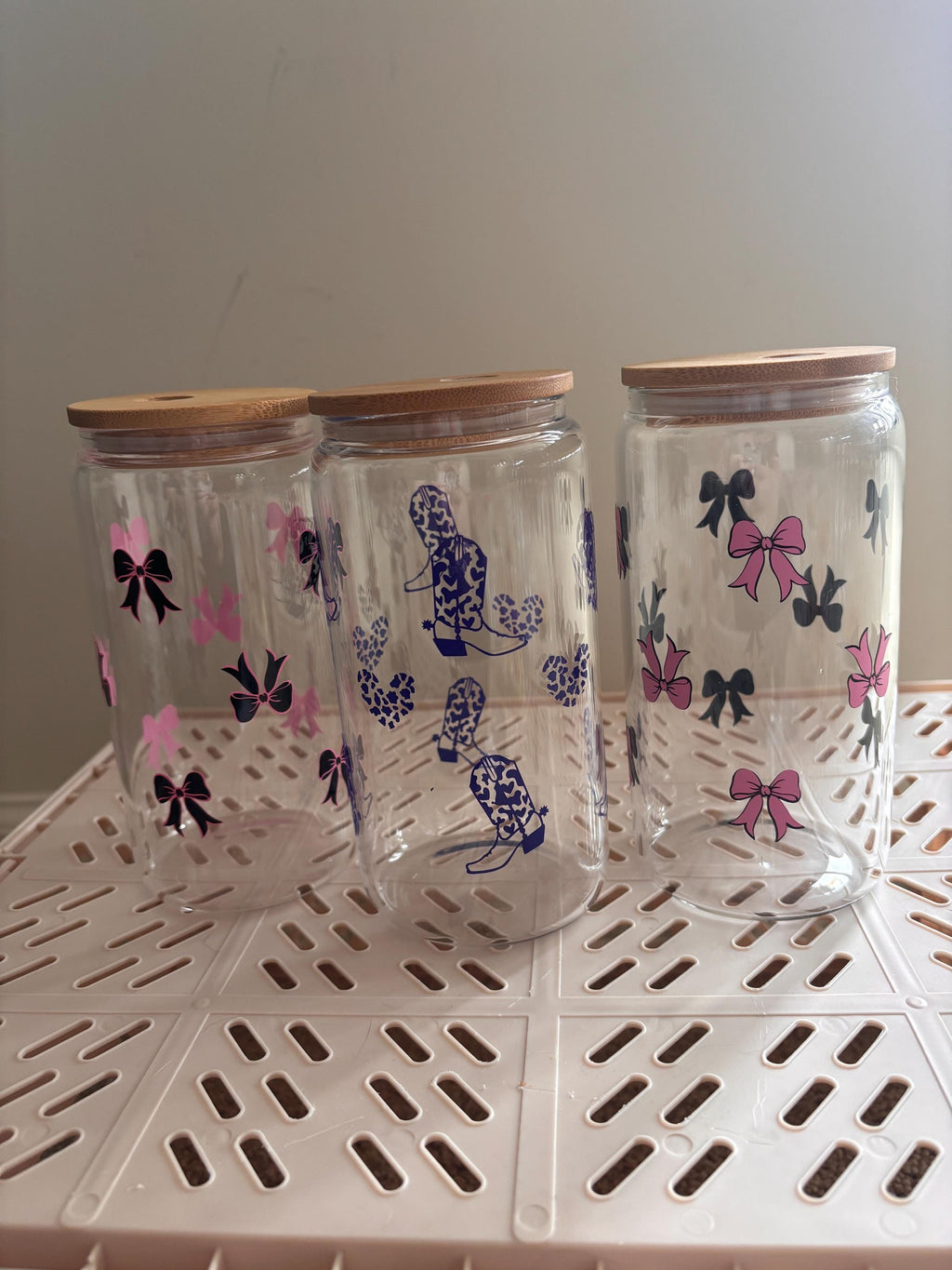 Customizable Bundle Box: Glass Cups, Stickers, Bookmarks, Logs, Keychain