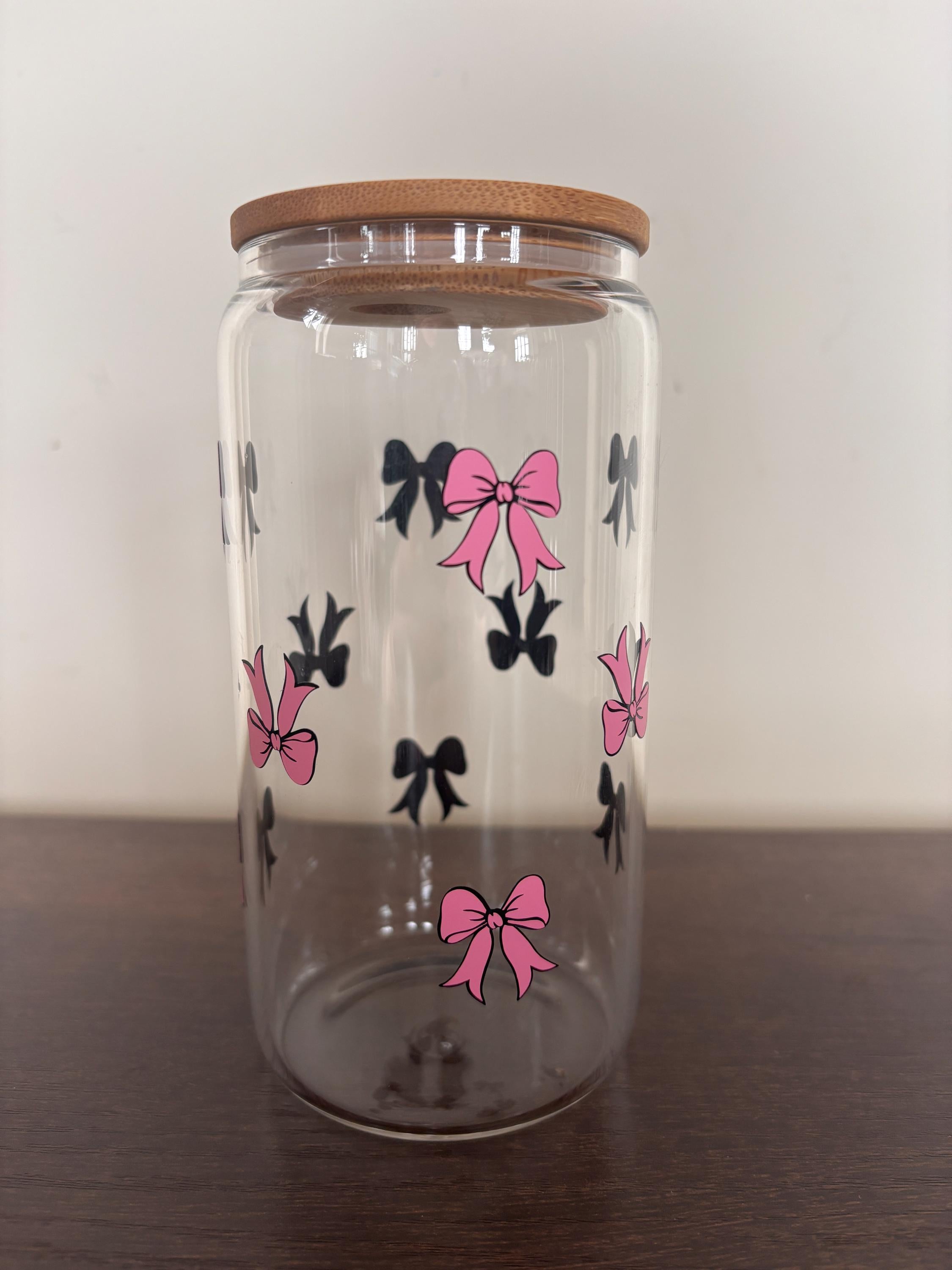 Bow glass/plastic tumbler