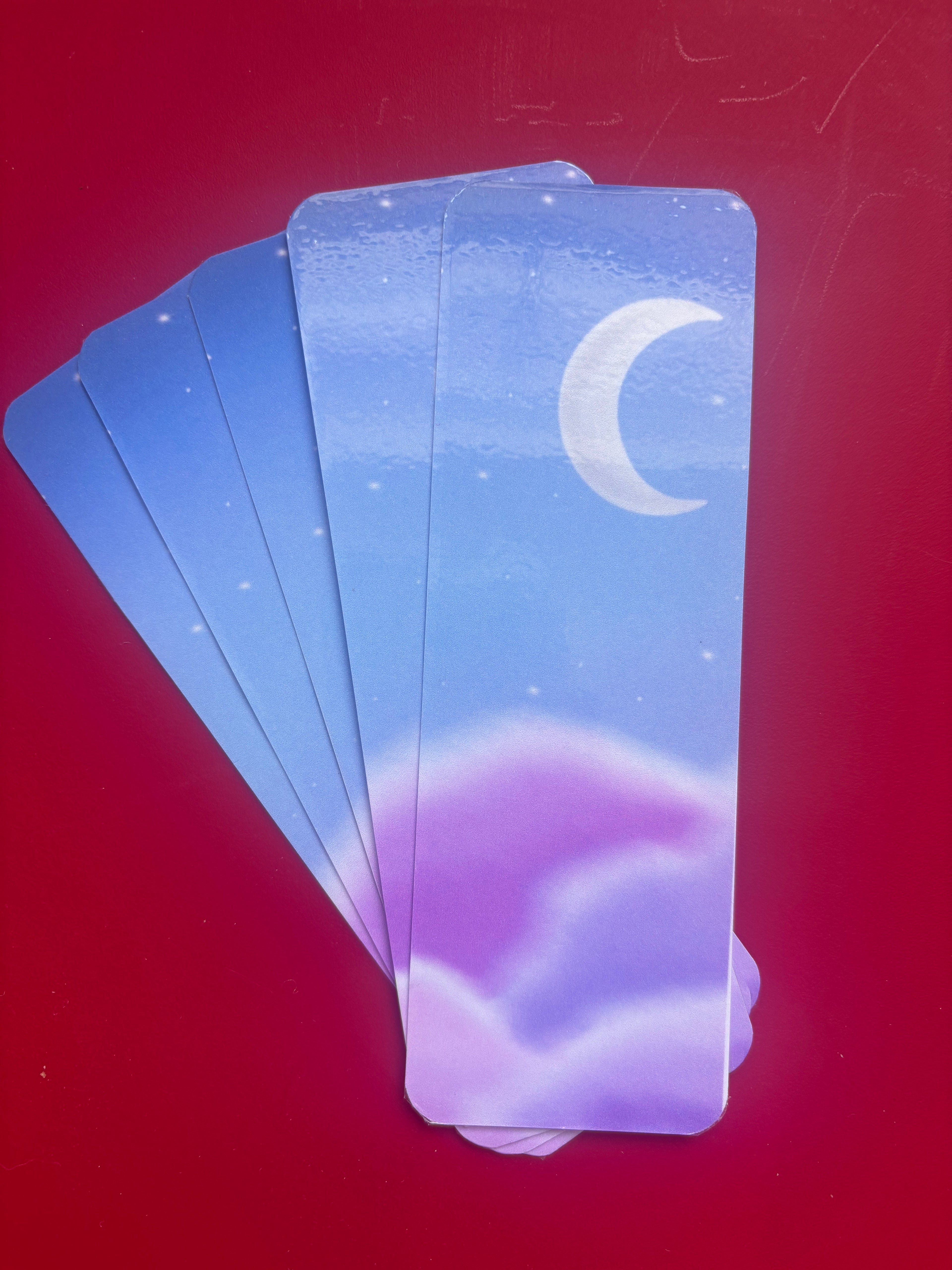Handmade Cardstock Bookmarks – Multiple Designs | 2x6in Page Holder for Book Lovers