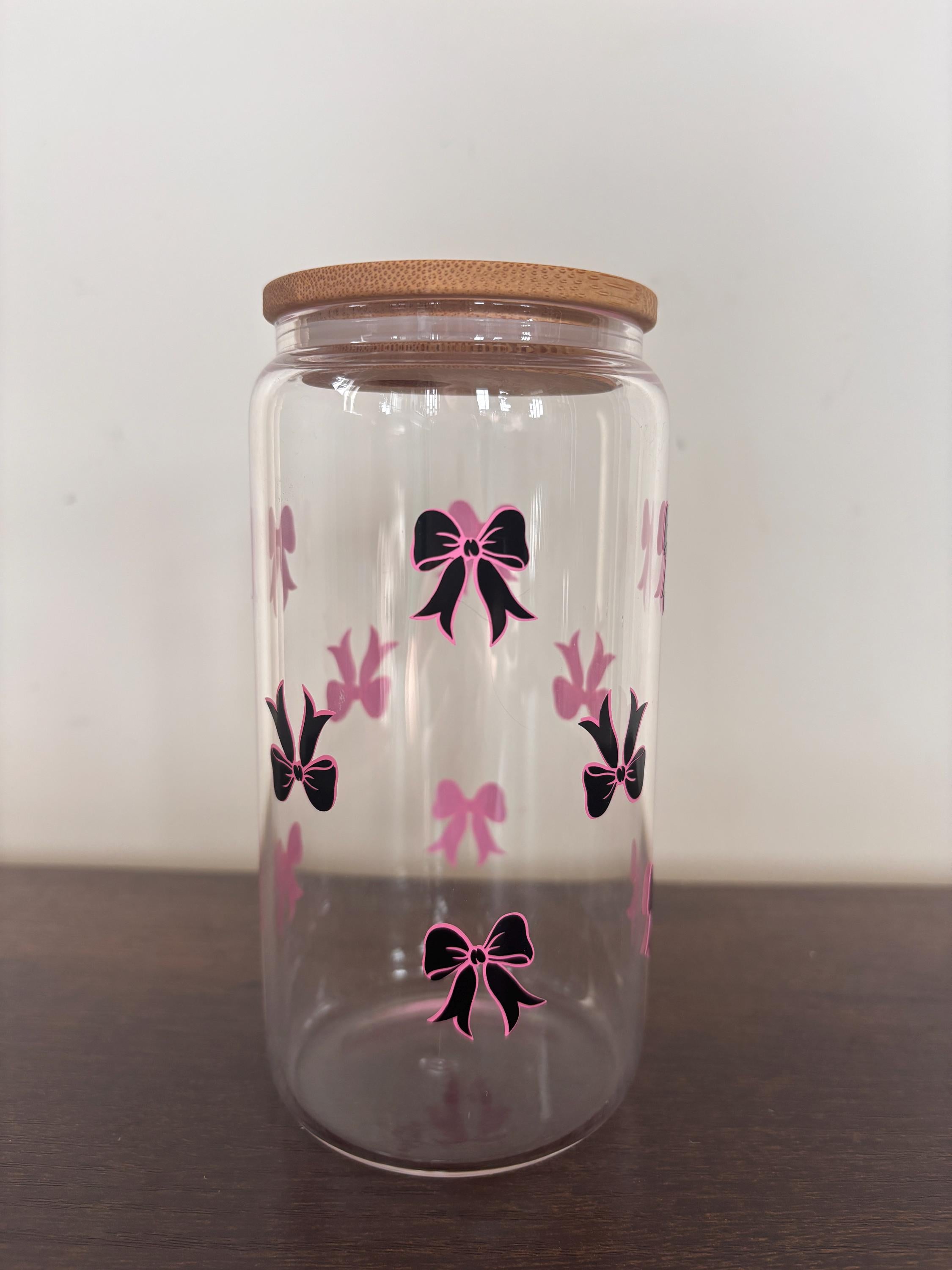 Bow glass/plastic tumbler