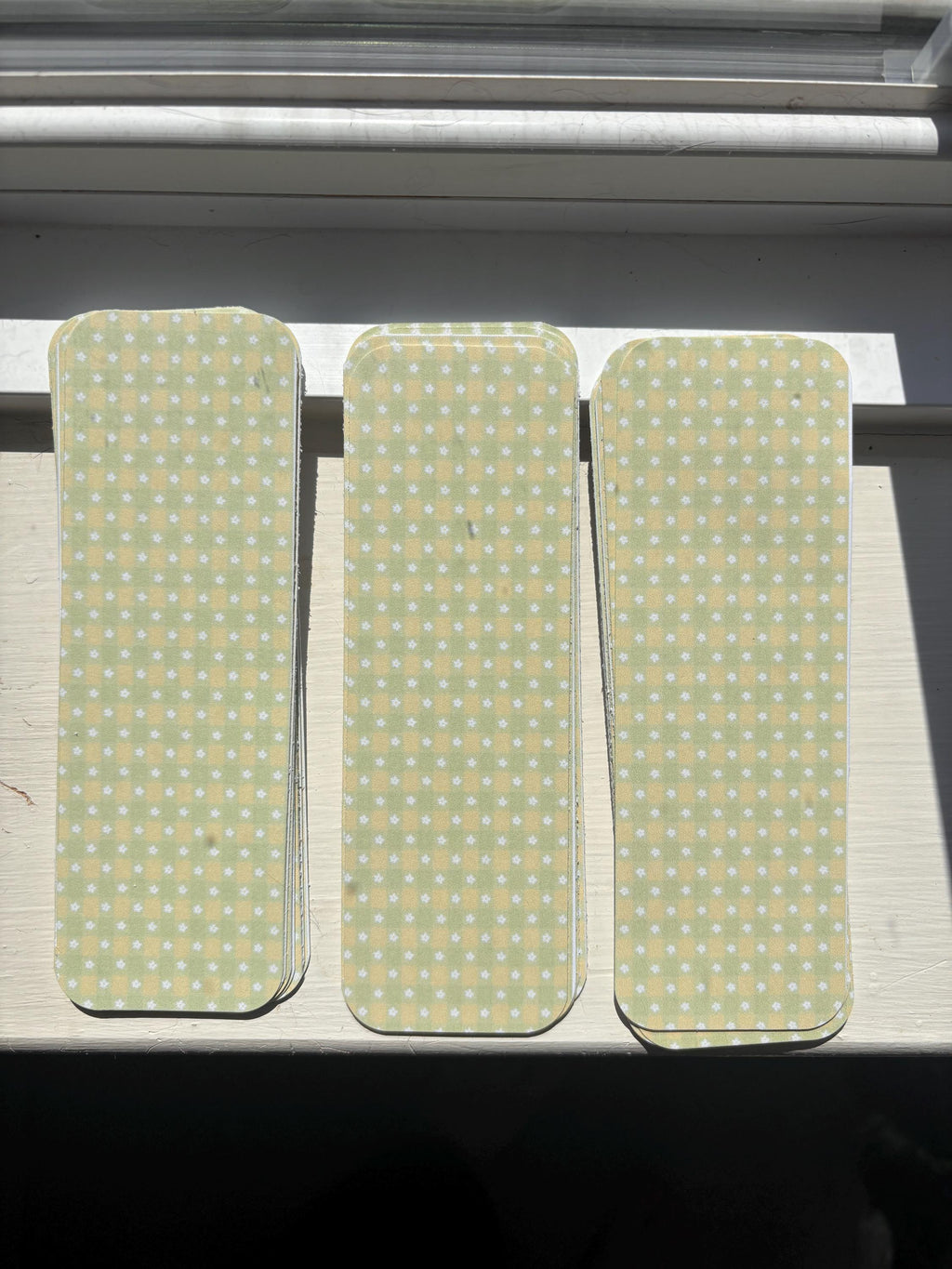 Cardstock bookmarks! Multiple designs