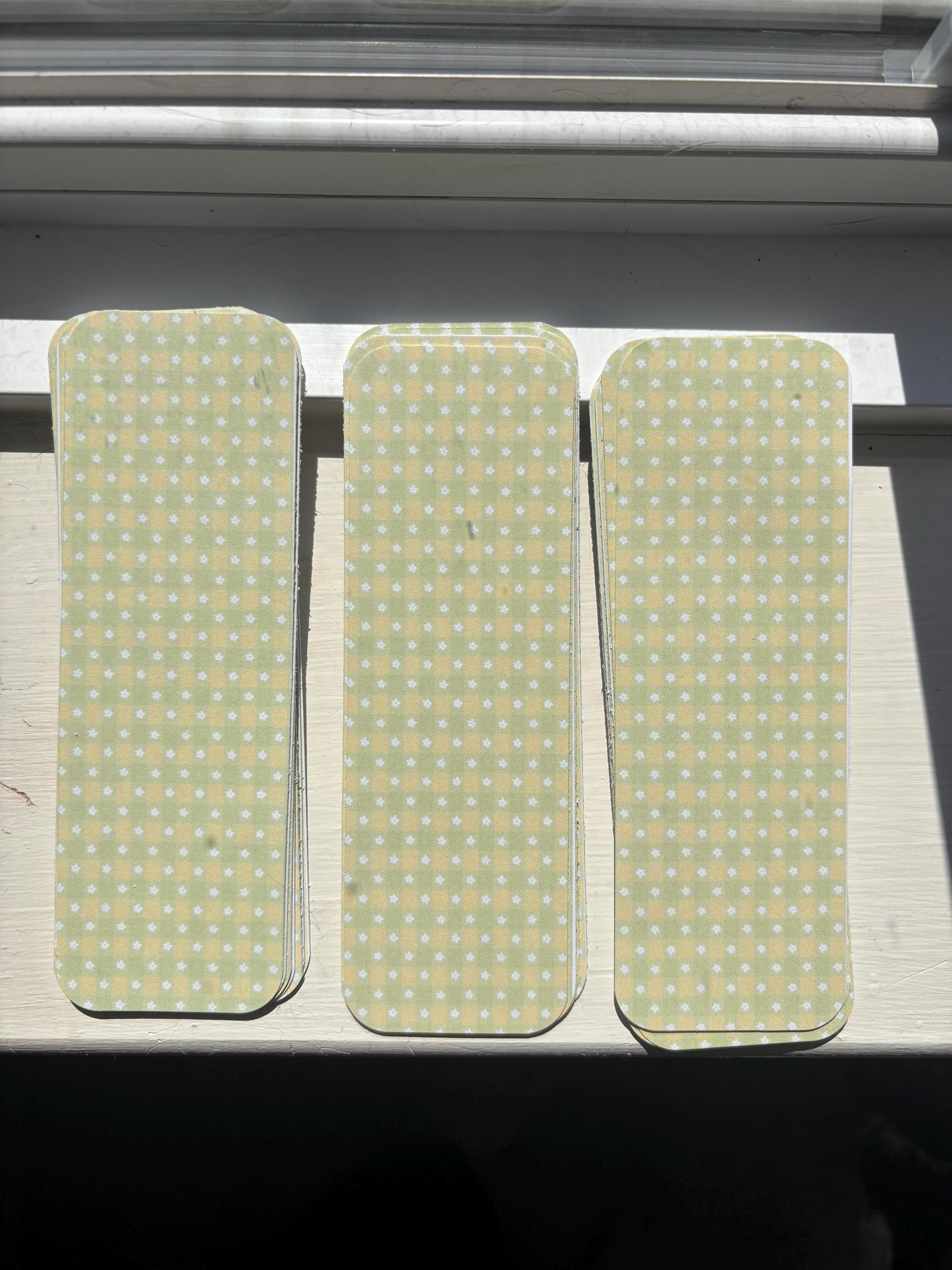 Cardstock bookmarks! Multiple designs