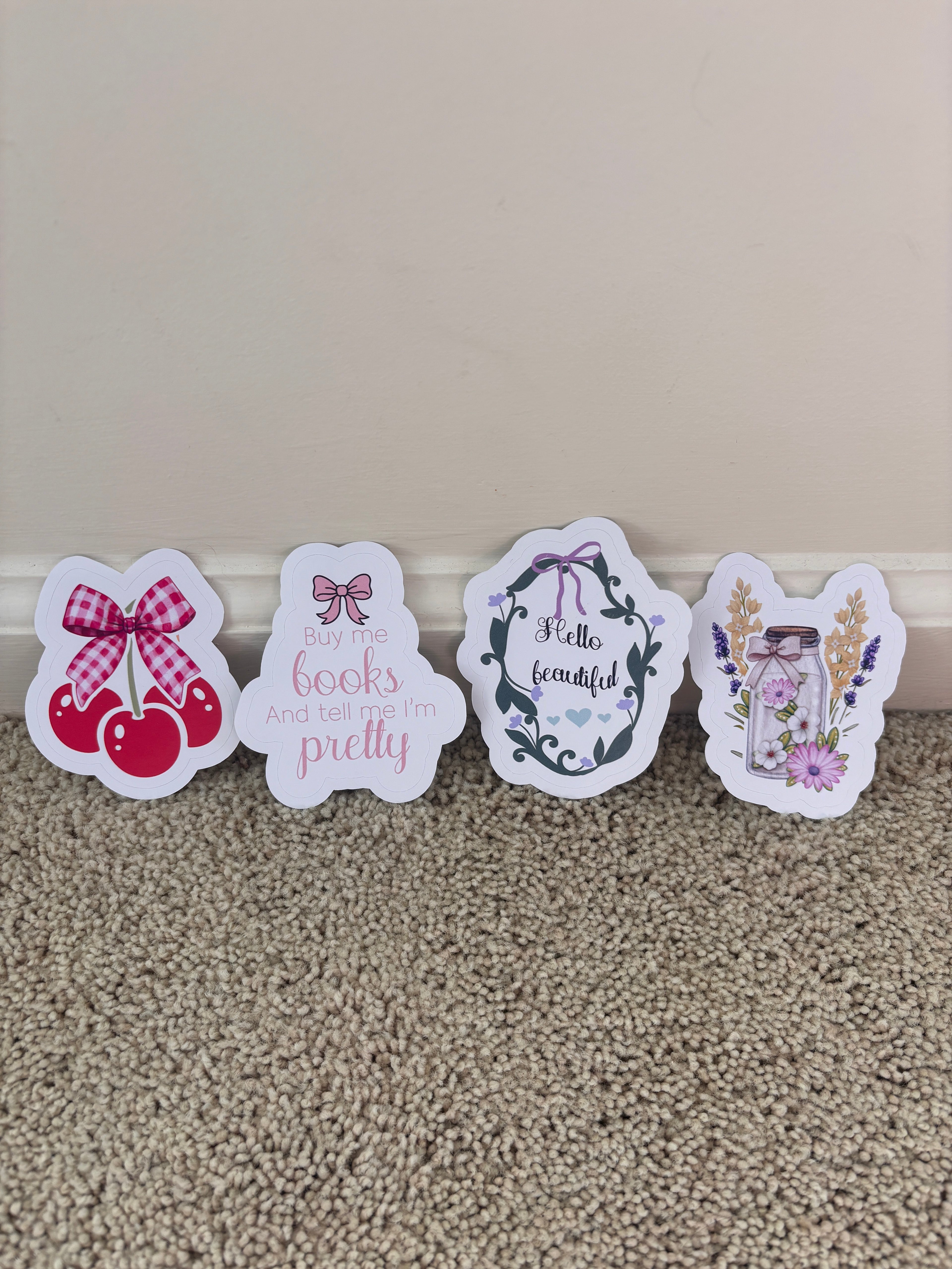 Pink & Cute Bookmarks and Stickers – Matching Sets for Readers | Buy Separately or Bundle