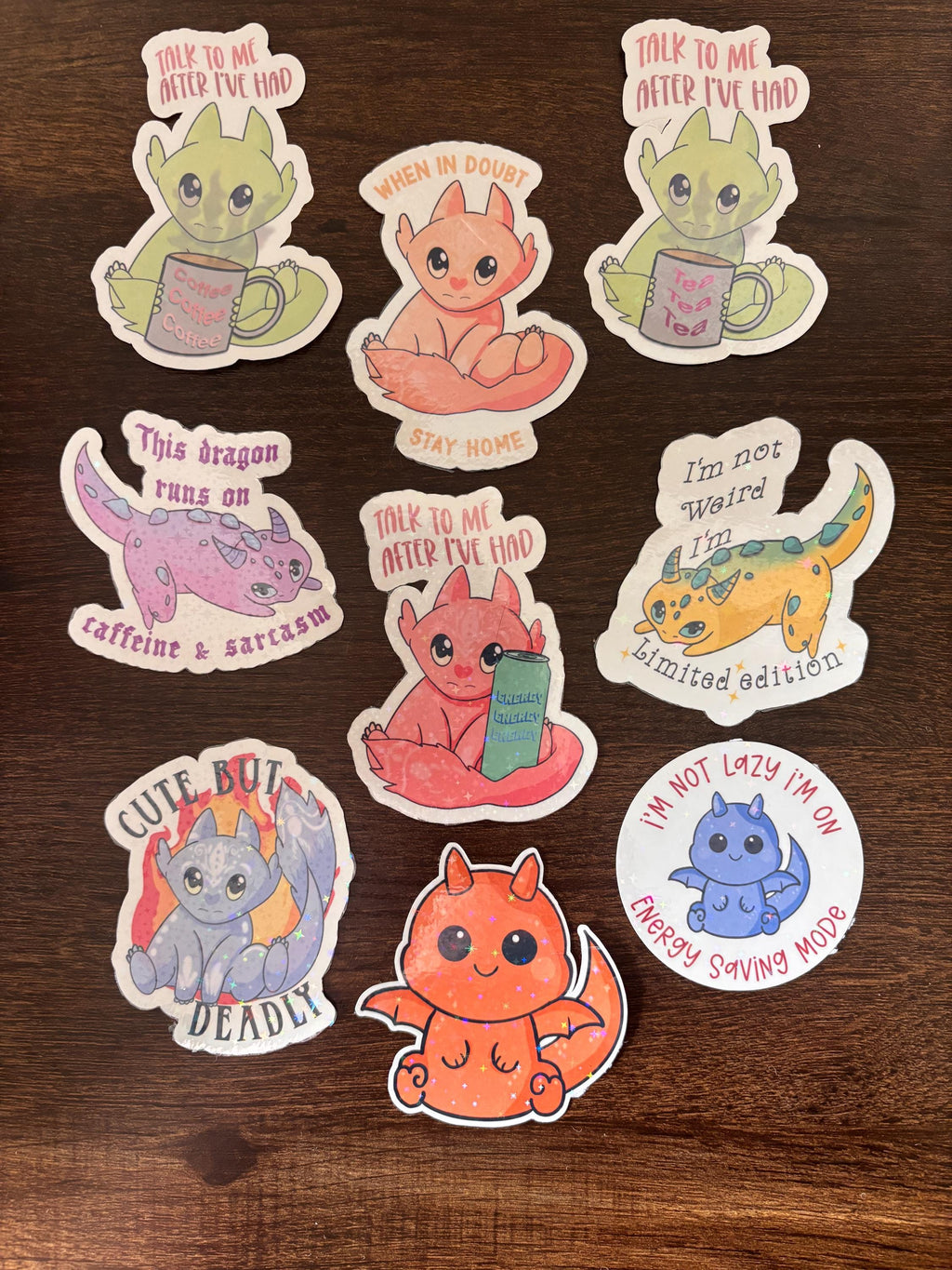 sparkling Dragon stickers