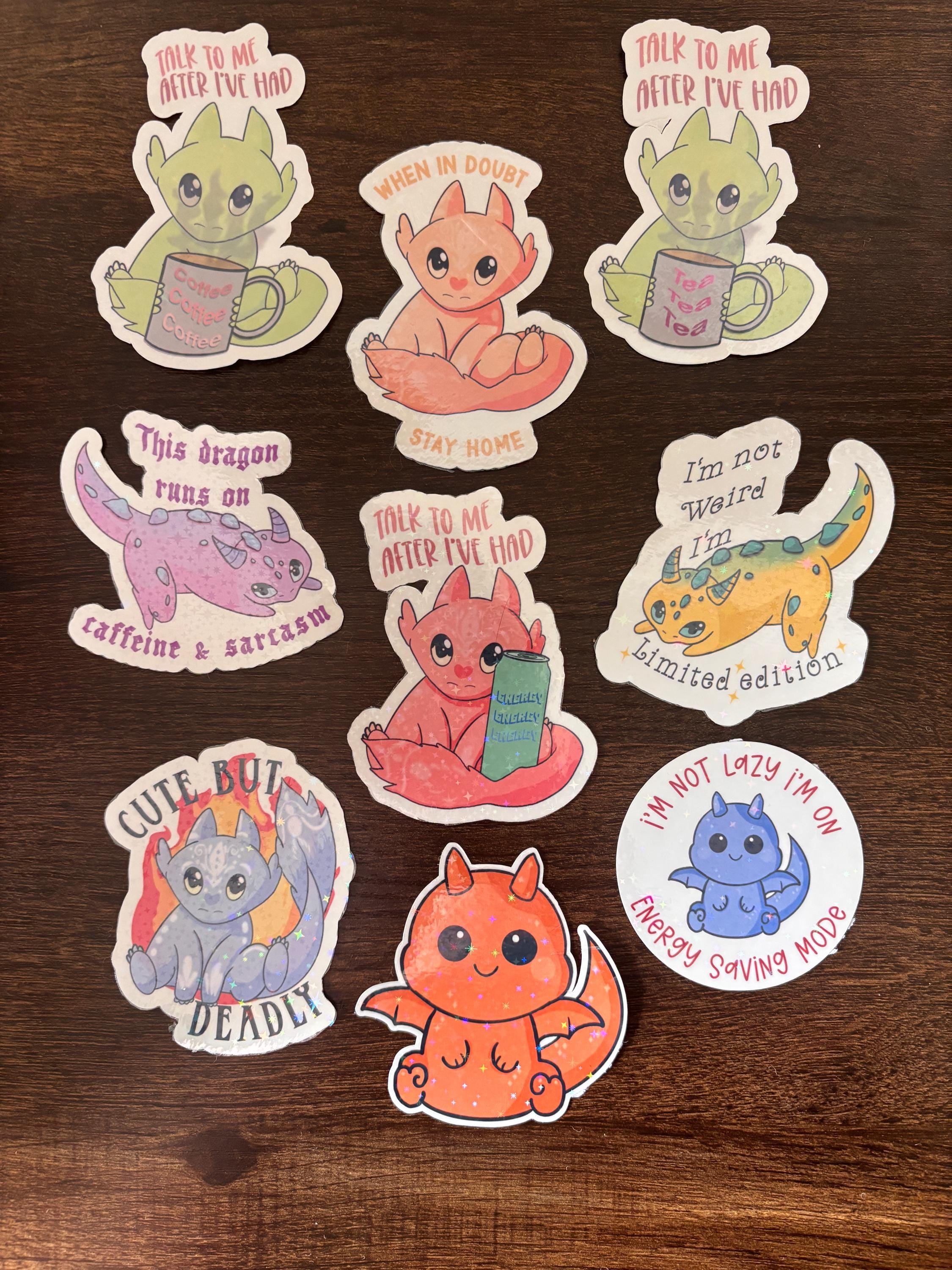 sparkling Dragon stickers