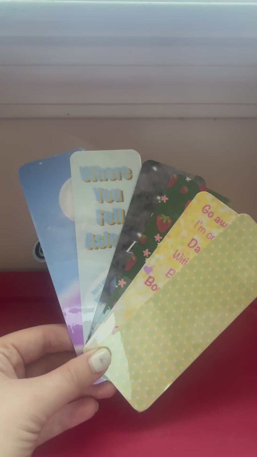 Handmade Cardstock Bookmarks – Multiple Designs | 2x6in Page Holder for Book Lovers